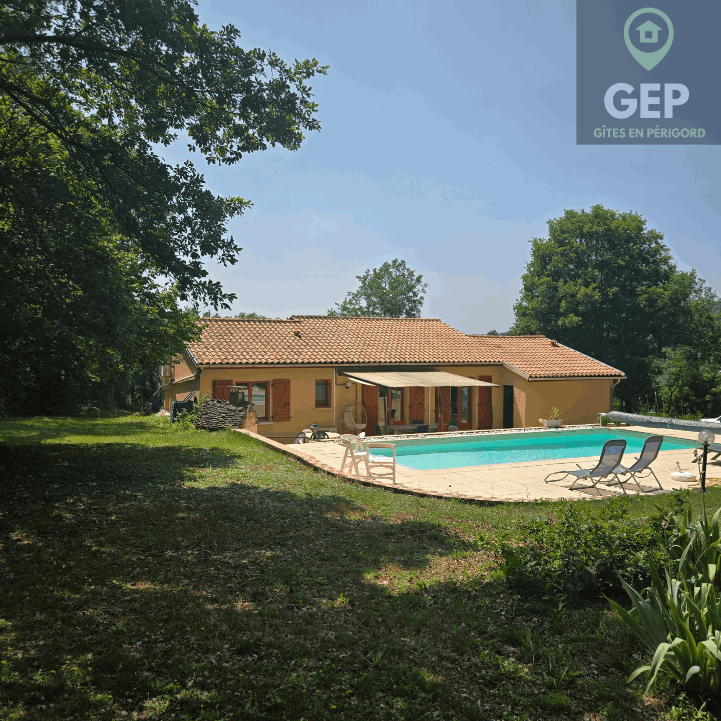 Le Sablou Maison 8/9 pers avec piscine privée à Aubas