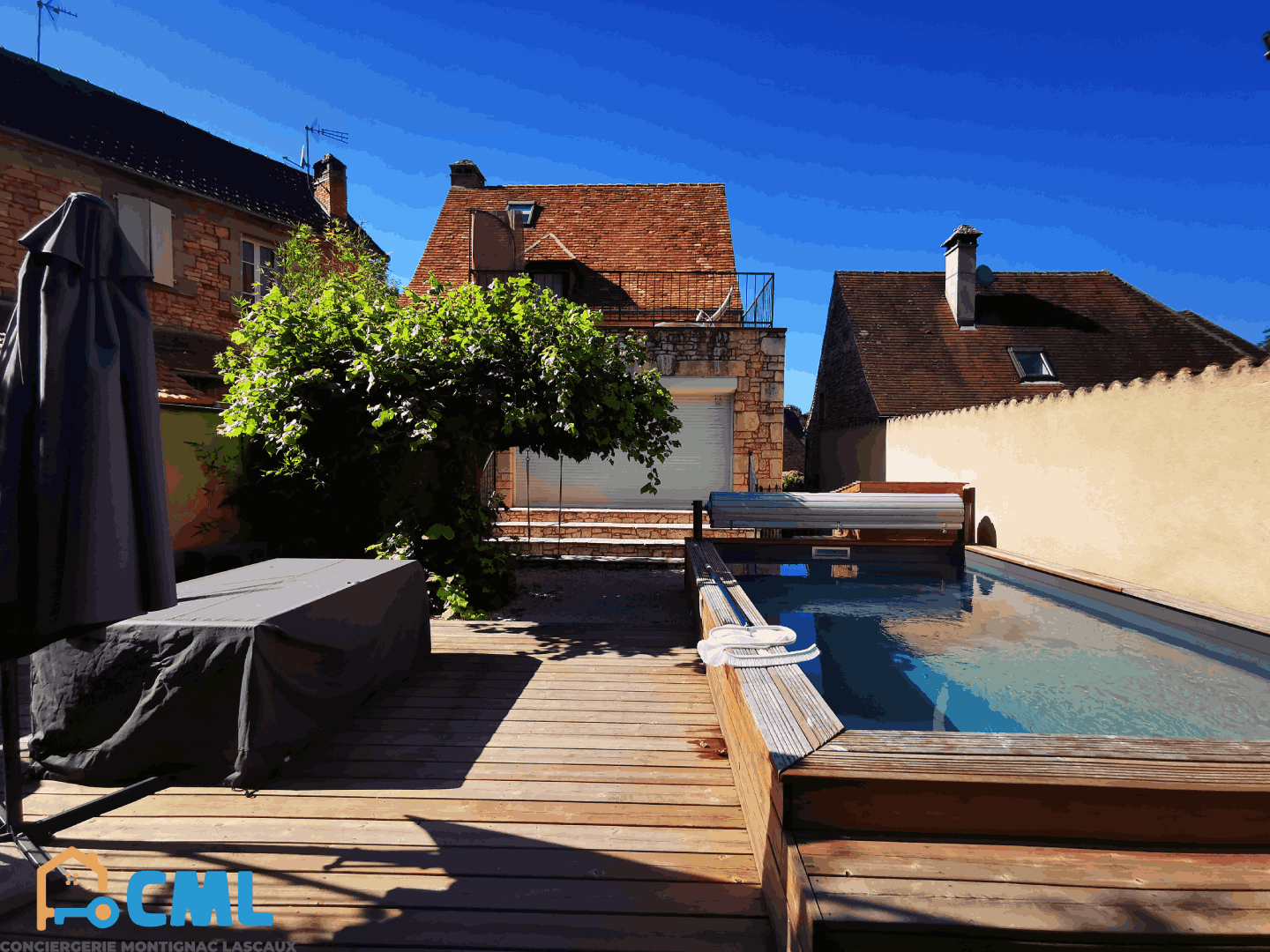Villa 6 pers. proche Sarlat, piscine privée chauffée à Salignac Eyvigues